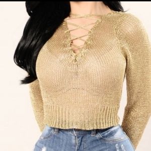 Fashion Nova Sparkle Near You top